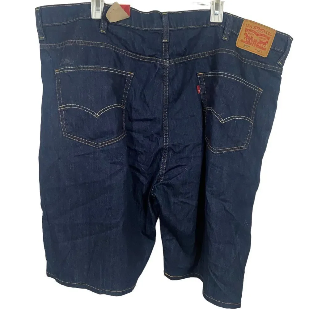 NWT Levi's 569 Dark Wash Jean Shorts